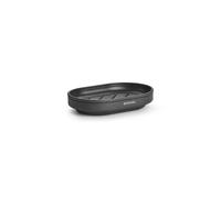 Brabantia - Porte-Savon Mindset - Base Antidérapante - Plateau Intérieur Amovible - Résistant à la Corrosion - Accessoire de Salle de Bain - Infinite Grey - 12 x 8 cm