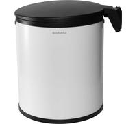 Brabantia Poubelle encastrable De Luxe 15 L 428081 blanc-noir