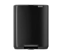 Brabantia Poubelle à pédale Bo 12 L Matt Black