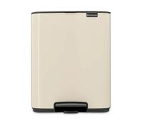 Brabantia Poubelle à pédale Bo – 12 L – Soft Beige