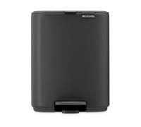 Brabantia Poubelle à pédale Bo 7 L Mineral Infinite Grey