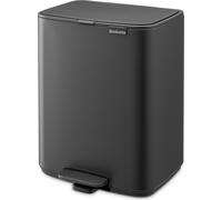 brabantia Poubelle à Pédale "Bo Waste Bin", 12L - Mineral Infinite Grey