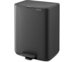 brabantia Poubelle à Pédale "Bo Waste Bin", 12L - Mineral Infinite Grey