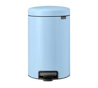 Brabantia Poubelle à pédale New Icon 12 litres Dreamy blue