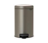 Brabantia Poubelle à pédale New Icon 12 litres gris