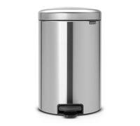 Brabantia Poubelle à pédale New Icon 20 litres acier mate
