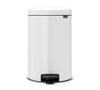 Brabantia Poubelle à pédale New Icon 20 litres blanc