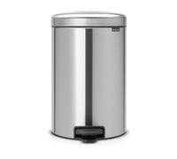 Brabantia Poubelle à pédale New Icon 20 litres Matt steel fingerprint proof