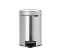 brabantia Poubelle à Pédale Newicon 3L - Matt Steel