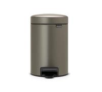 Brabantia Poubelle à pédale New Icon 3 litres gris