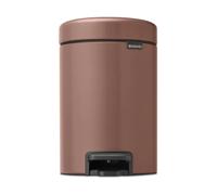 Brabantia Poubelle à pédale New Icon 3 litres Satin Taupe