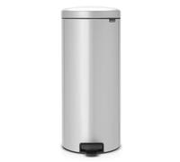 BRABANTIA Poubelle à pédale New Icon 30 L gris métallisé