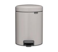 Brabantia Poubelle à pédale New Icon 5 litres Soft grey
