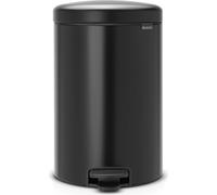 brabantia Poubelle à Pédale Newicon 20L - Matt Black