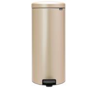 Brabantia Poubelle à Pédale Newicon, 30 litres, avec Seau Intérieur en Plastique - Metallic Gold