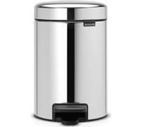 brabantia Poubelle à Pédale Newicon 3L - Brilliant Steel