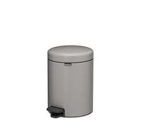 Brabantia Poubelle à pédale New Icon 5 litres Soft grey