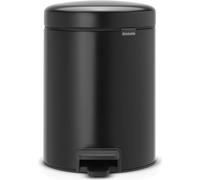 brabantia Poubelle à Pédale Newicon 5L - Matt Black