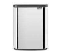 Brabantia Poubelle Bo 12 L Acier brossé brillant