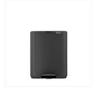 Brabantia Poubelle à pédale Bo Waste Bin 12 L Mineral Infinite Grey