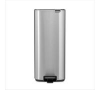 Brabantia Poubelle à Pédale Bo 30 litres Fermeture Soft Close Seau intérieur en plastique - Matt Steel Fingerprint Proof