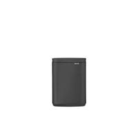 Brabantia Poubelle Bo 4 L – Fermeture silencieuse, bac amovible – Gris foncé minéral