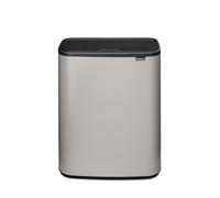 Brabantia Bo Touch Bin 2x30 L Soft grey