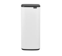 Brabantia Poubelle Bo Touch Bin 30 L – ouverture soft-touch, seau amovible – Blanc