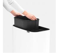 Brabantia Bo Touch Bin 11+23 litres blanc