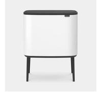 BRABANTIA Poubelle Bo Touch Bin - 11 + 23 L - White