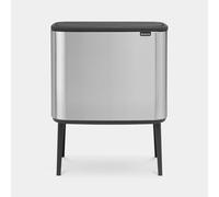 BRABANTIA Poubelle Bo Touch Bin 3 Seaux 11+11+11 L Acier Satiné