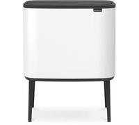 BRABANTIA Poubelle Bo Touch Bin 3 Seaux 11+11+11 L Blanc