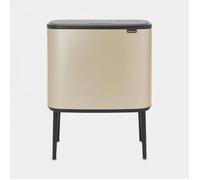 Brabantia Poubelle Bo Touch Bin 3 x 11 L Metallic Gold