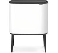 BRABANTIA Poubelle Bo Touch Bin - 36 L - Blanc