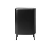 Brabantia Poubelle Bo Touch Bin Hi 2 x 30 L Noir mat