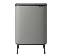 Brabantia Poubelle Bo touch high 2x30 L Mineral concrete grey