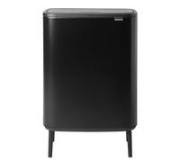 Brabantia Poubelle Bo Touch Bin Hi 2 x 30 L Noir mat