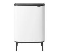 Brabantia Poubelle Bo touch high 60 L Blanc