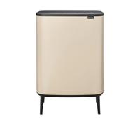 Brabantia Poubelle Bo touch high 60 L Soft Beige