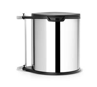 Brabantia De Luxe poubelle 15 l acier-noir 418181