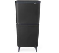 Poubelle Sortup Hi 25+10+10l Dark Grey - Brabantia International Bv