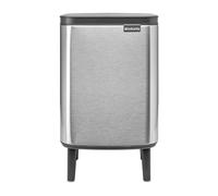 Brabantia Poubelle haute Bo 7 L Acier brossé mat