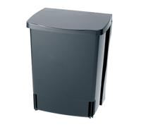 Brabantia Poubelle intégrée, Noir, 10 L