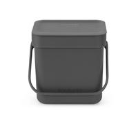 Brabantia Poubelle Sort & Go 3 L Gris