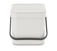Brabantia Poubelle Sort & Go 6 litres Gris clair