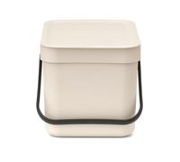 Brabantia Poubelle Sort & Go 6 litres Soft Beige