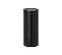Brabantia Poubelle Touch Bin, 1 Seau intérieur, Noir Mat, 30L | Poubelle haute, Ouverture Soft-touch, Couvercle et Seau intérieur Amovibles, Sacs Poubelle Brabantia (code G) inclus