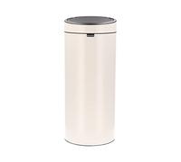 Brabantia Poubelle Touch Bin, 1 Seau intérieur, Soft Beige, 30L | Poubelle haute, Ouverture Soft-touch, Couvercle et Seau intérieur Amovibles, Sacs Poubelle Brabantia (code G) inclus