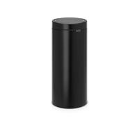 Brabantia Poubelle Touch Bin 30 L noir mat