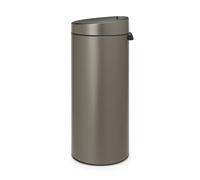 Brabantia Poubelle Touch Bin 30 L Platinum (gris)